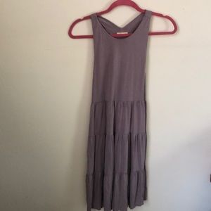 Purple flowy dress